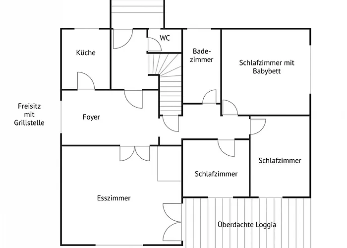 Am Sauna - Whirlpool - Kamin - Zaun - 20 Personen Ferienhaus *